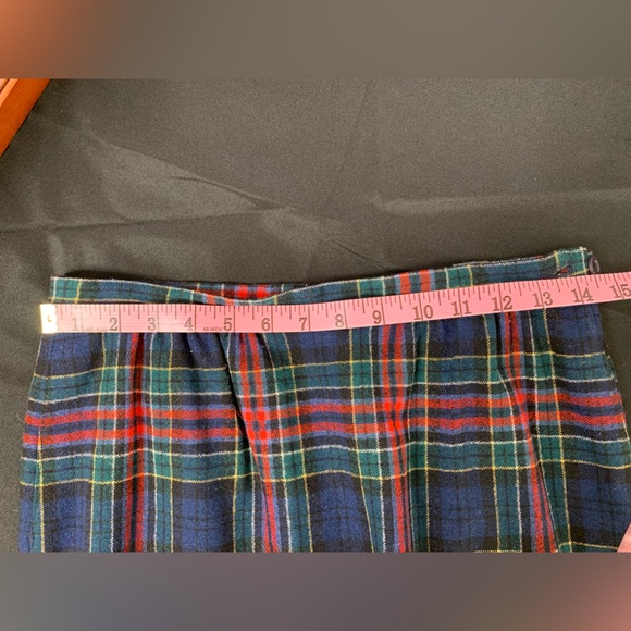 Allison Tartan 100% Virgin Wool Women’s Plaid Long/Midi Skirt. Like New size 8 - Picture 4 of 10